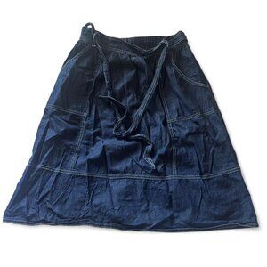 Universal Thread Women's Navy and Blue Skirt